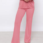 Wide Leg Trousers With Wide Waistband front