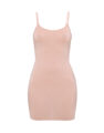 Mini Slip Dress With Seamless Hem And Embroidery Detail mario